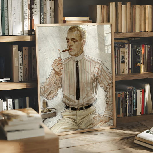Man with Narrow Tie (1910) by J.C. Leyendecker