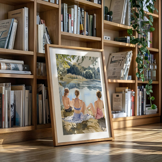Sapphic Serenity by the Water