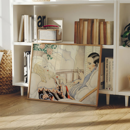 Gerda og Einar Wegener pa terra (c.1930 - 1940)