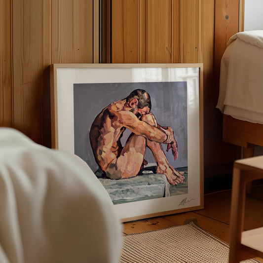 Johnny Seated, after Hippolyte Flandrin (2025) by Andy Sylvester