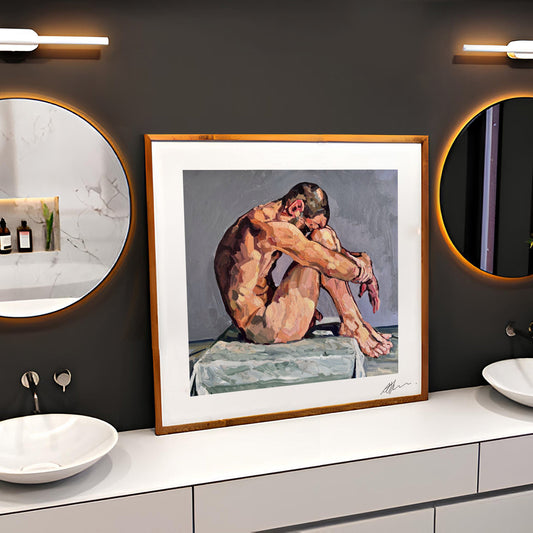 Johnny Seated, after Hippolyte Flandrin (2025) by Andy Sylvester