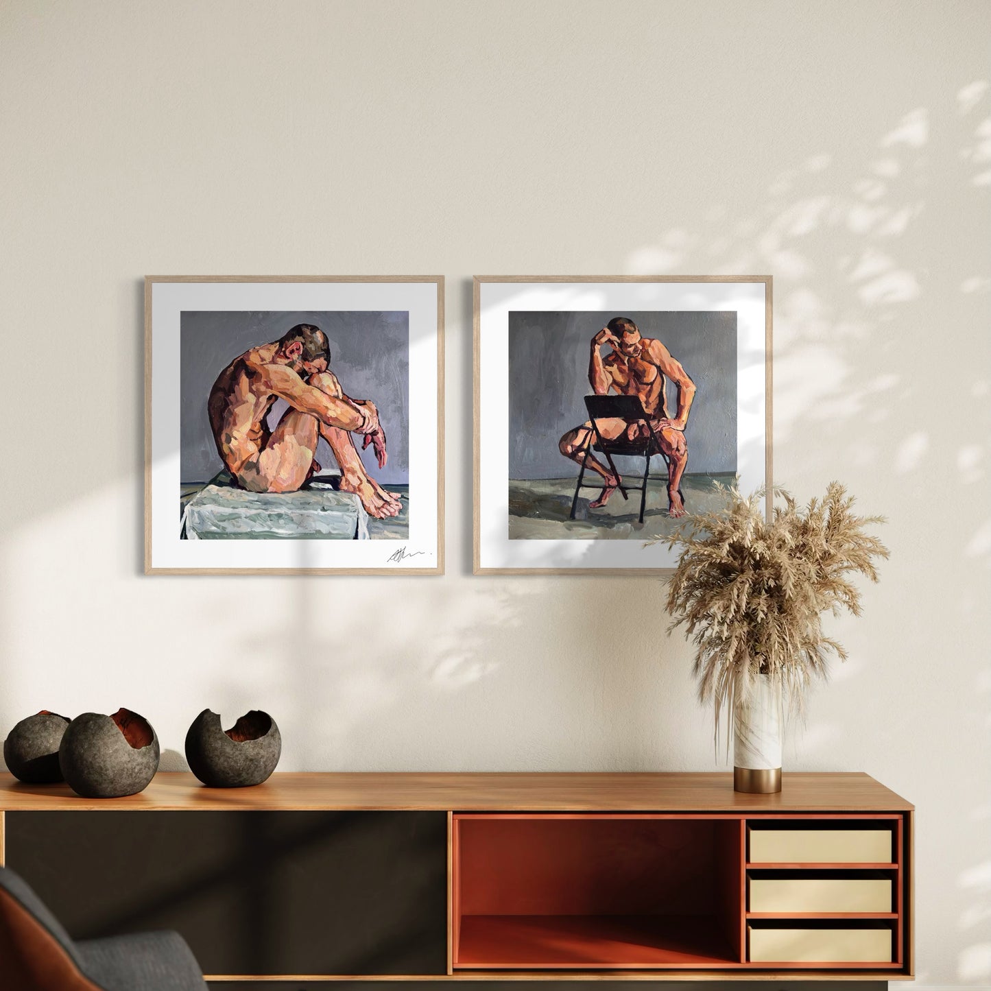 Johnny Seated, after Hippolyte Flandrin (2025) by Andy Sylvester