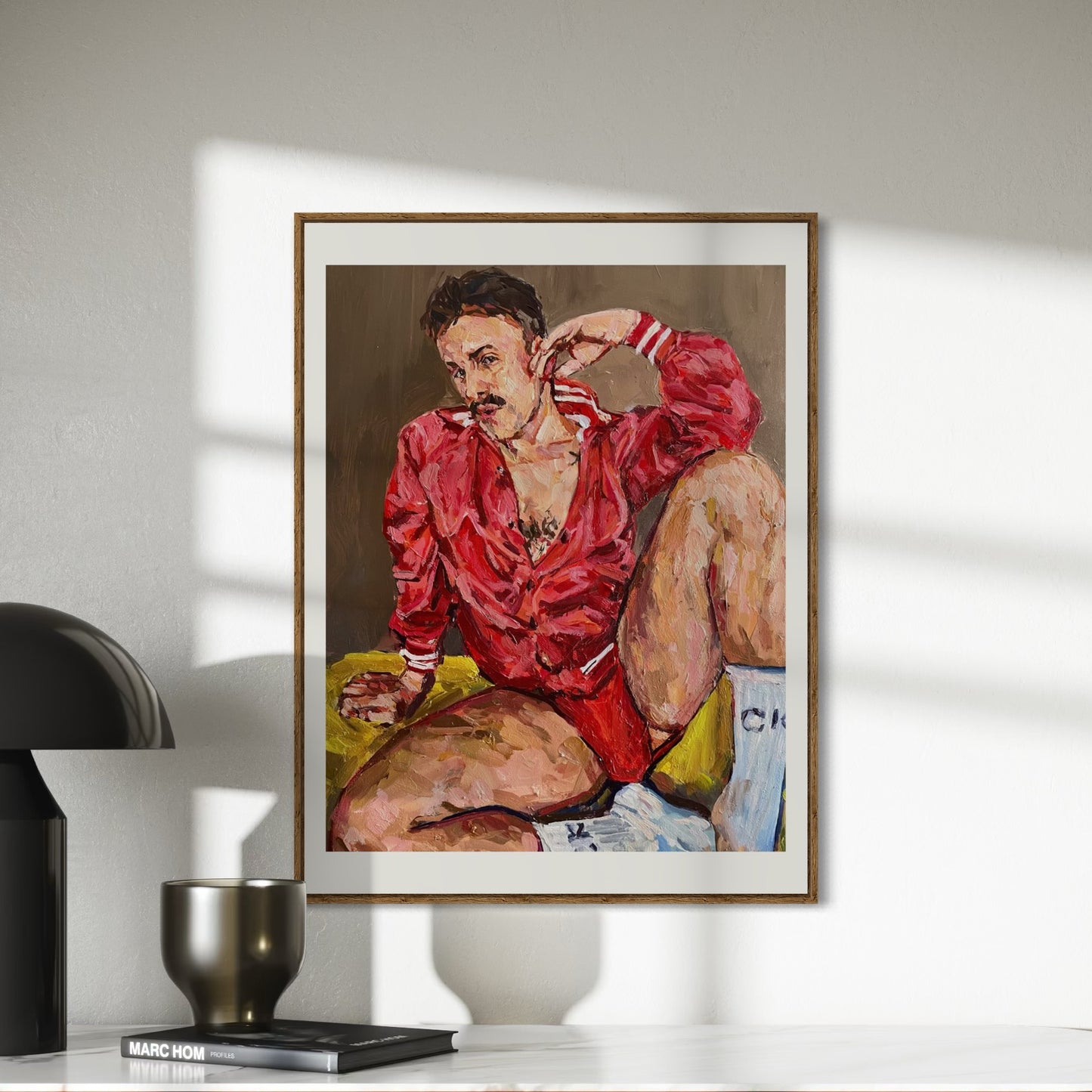 Karlos in Red (2023) by Andy Sylvester