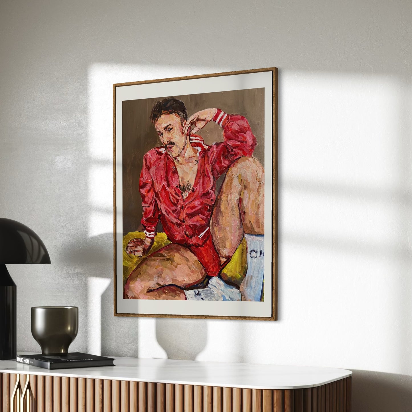 Karlos in Red (2023) by Andy Sylvester