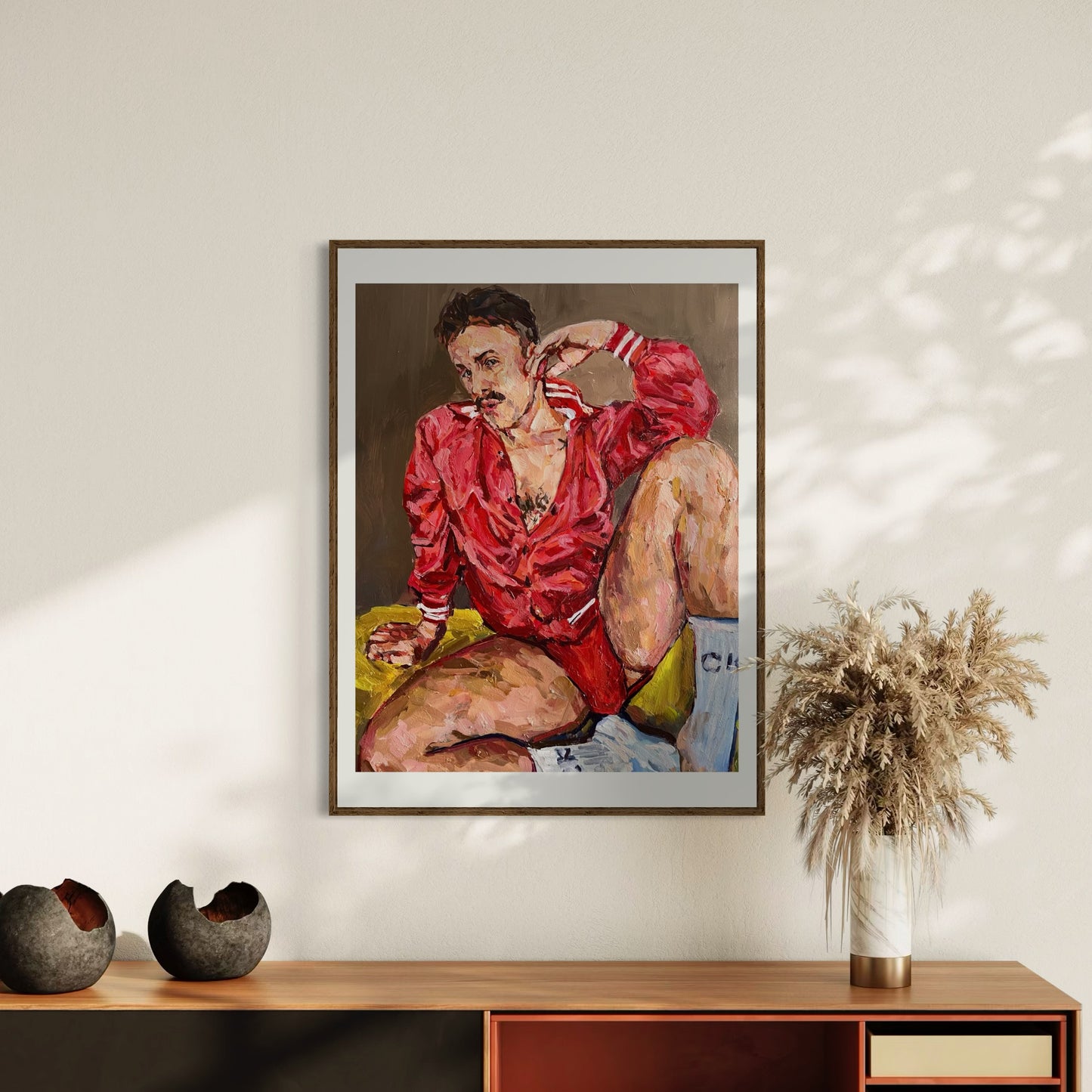 Karlos in Red (2023) by Andy Sylvester