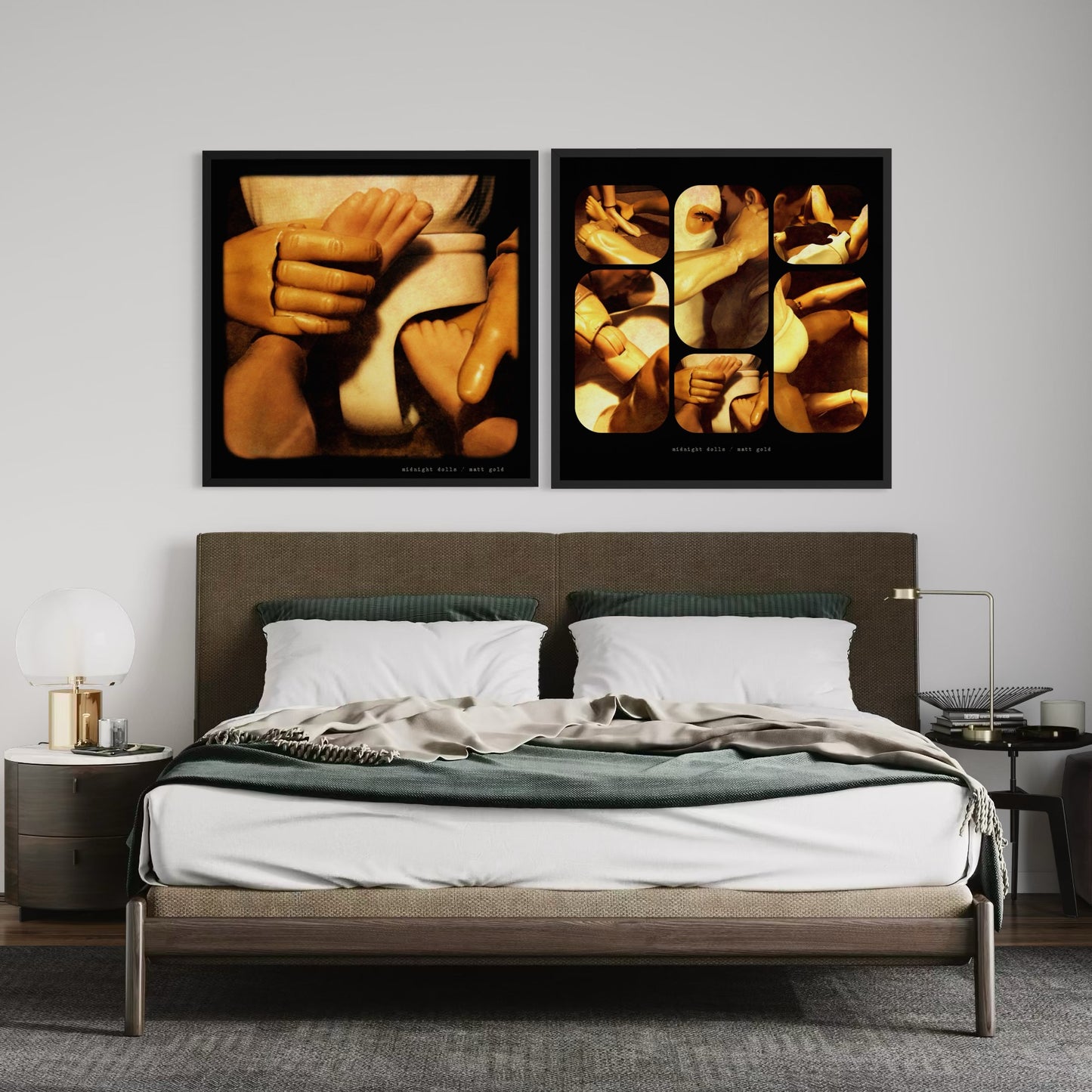 MIDNIGHT DOLLS COLLAGE (2023) by Matt Gold