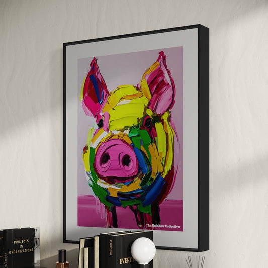 Queer Pride, Pride Art, Queer Print, lesbian, gay, trans, queer and allied community print and gift, animal art