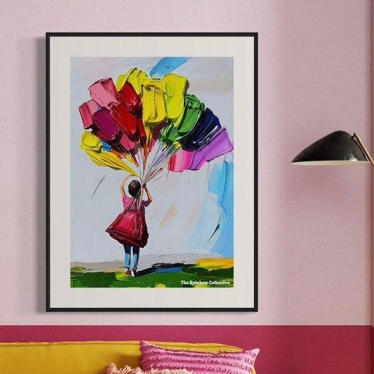 Pride Print, Queer Print, LGBTQ Art, lesbian, gay, trans & queer community decor and gifts