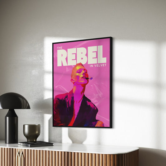 Velvet Rebel - Bold Queer Defiance in Colourful Expression | Premium Unframed Print | 200gsm Matte Paper | Celebrate Fierce Queer Spirit