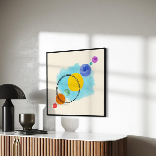 Unity in Colour | Abstract Watercolour Pride Print | Unframed Queer Decor for Home or Office Decor | 2 of 3 in Coordinated Set