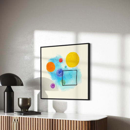 Abstract Watercolour Pride Print | Unity in Colour | Unframed Queer Art for Home or Office Decor | 3 of 3 in Coordinated Set