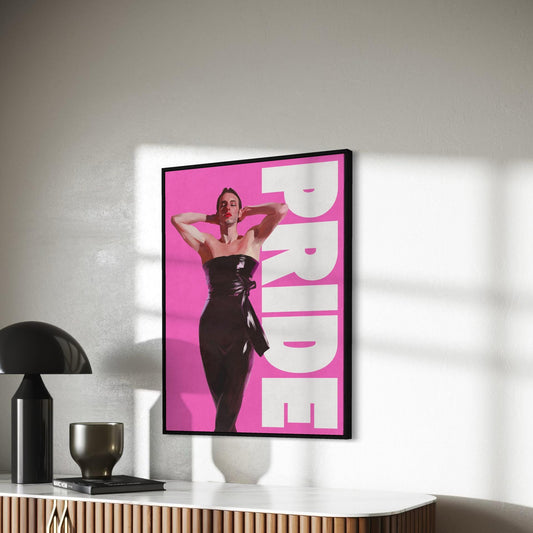 Trans & Non-Binary Pride Art Print - Bold LGBTQ+ Art, Gender-Inclusive Wall Decor, Queer Empowerment, 200gsm Matte, Unframed Print