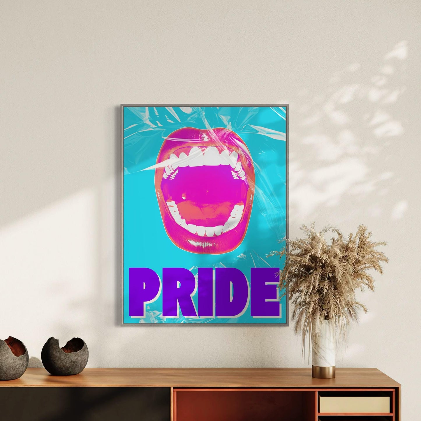 Loud and Proud Pop Art Print | Bold LGBTQ+ Poster