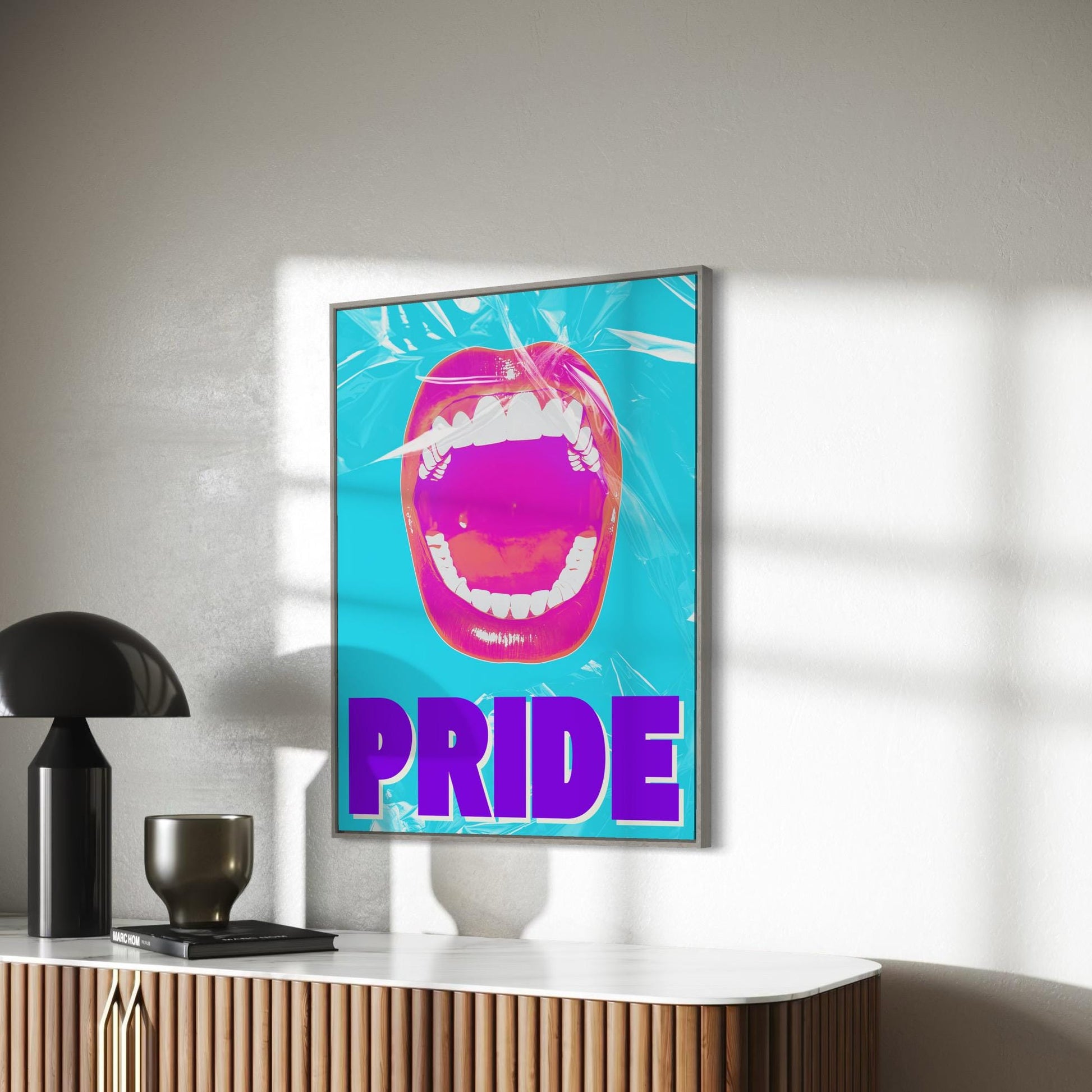 Loud and Proud Pop Art Print | Bold LGBTQ+ Poster