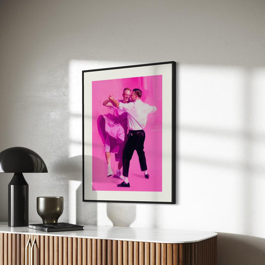 Let Us Dance – Vibrant Queer Wall Art, LGBTQ+ Celebration Print, Unframed Premium Matte Artwork for Bold & Joyful Spaces