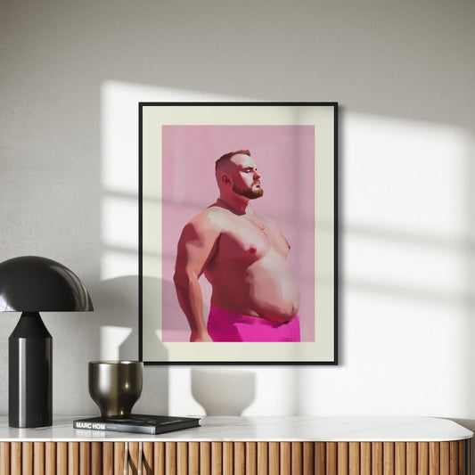 Bear Pride Art Print | LGBTQ+ Bear Community Artwork | Bold, Unframed Queer Decor for Modern Homes | Premium Matte Paper Print