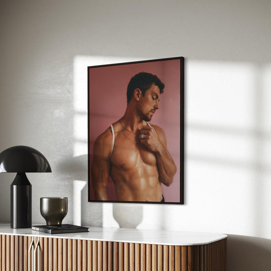Taken - Queer Art Print by Gay Artist | Gay Erotic Wall Art | intimate Male Portrait | LGBTQ Bedroom Decor | Queer Pride Print