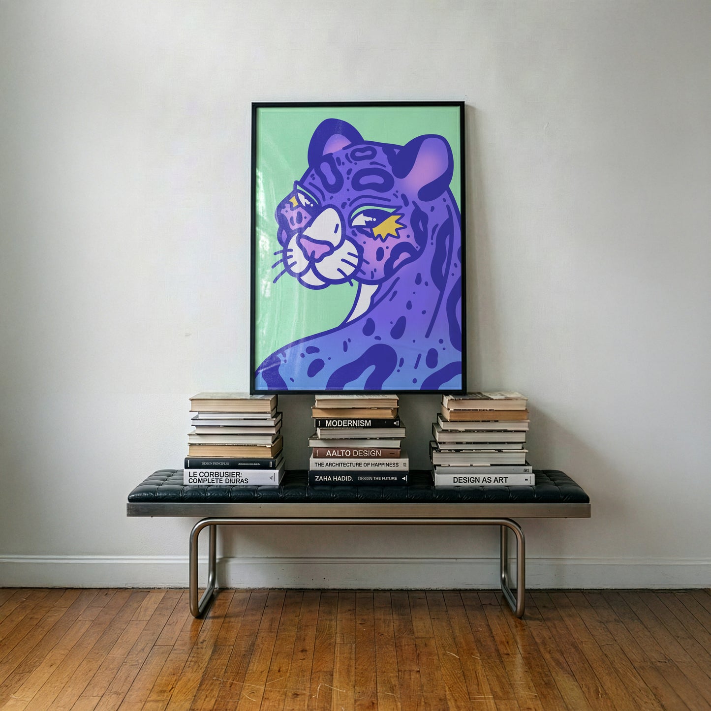 Sebastian the Snow Leopard by Ollie Reyes