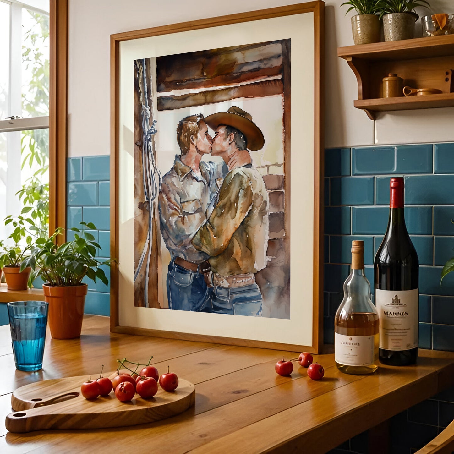 Lovers in the Barnlight