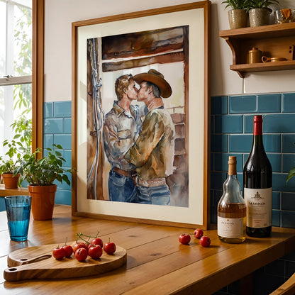 Lovers in the Barnlight