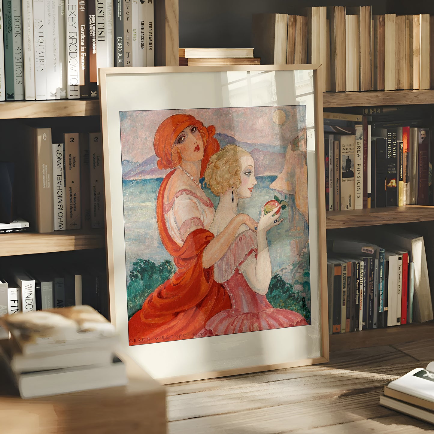 Sur la route d’Anacapri (1922) by Gerda Wegener