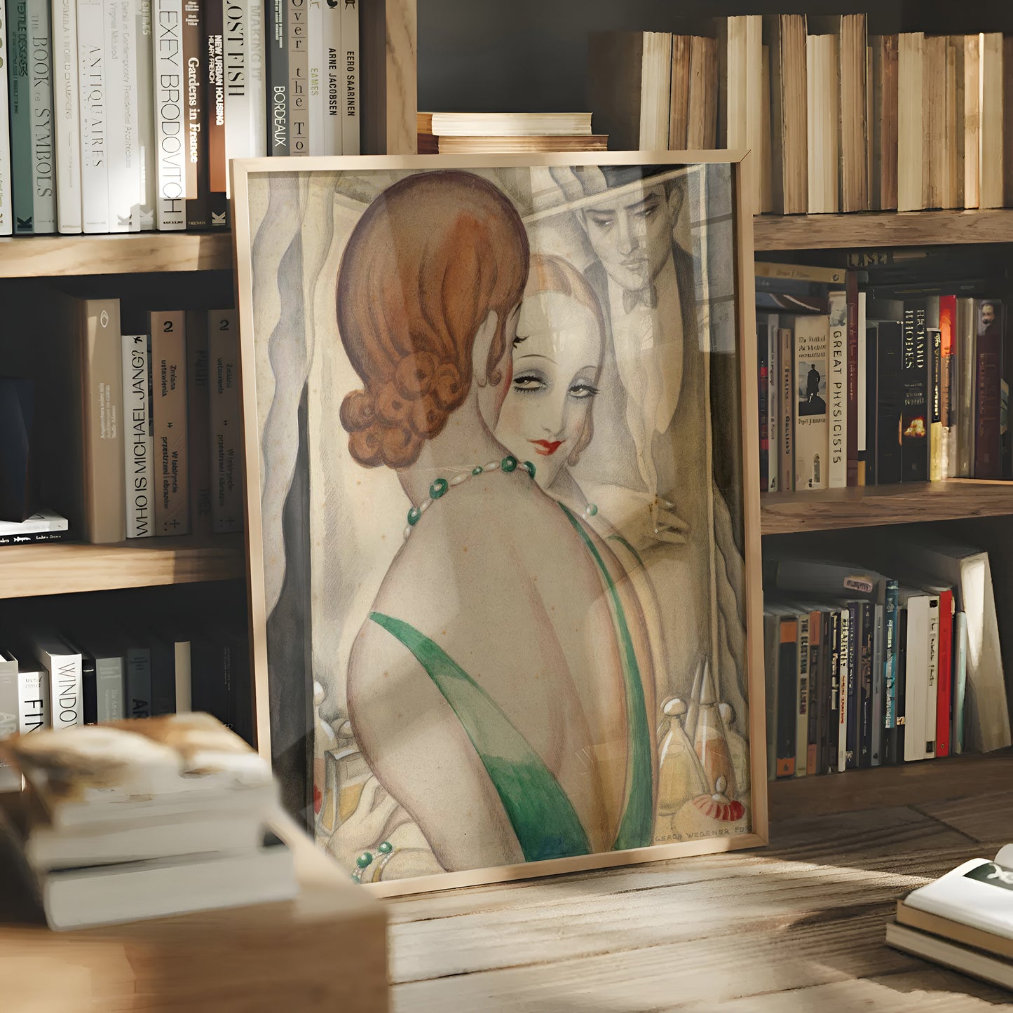 At the Mirror (c.1931-1936) by Gerda Wegener