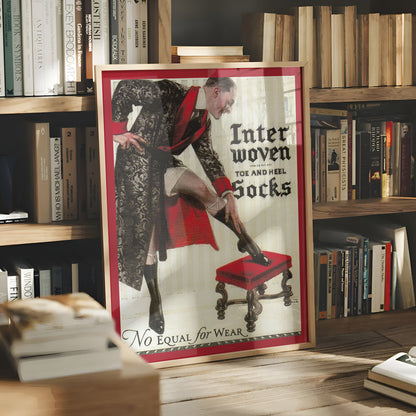 Interwoven Socks Advertisement (1920) by J.C. Leyendecker