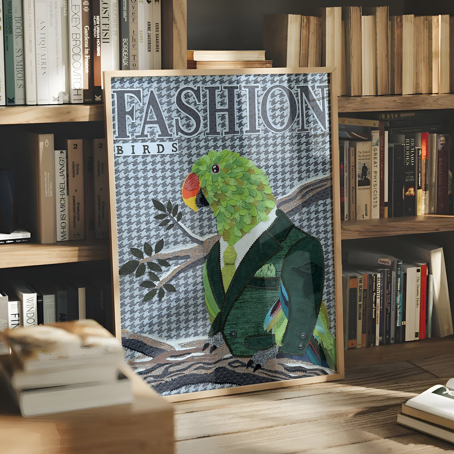 Eclectus in Suit (2026) by Oscar Arrais