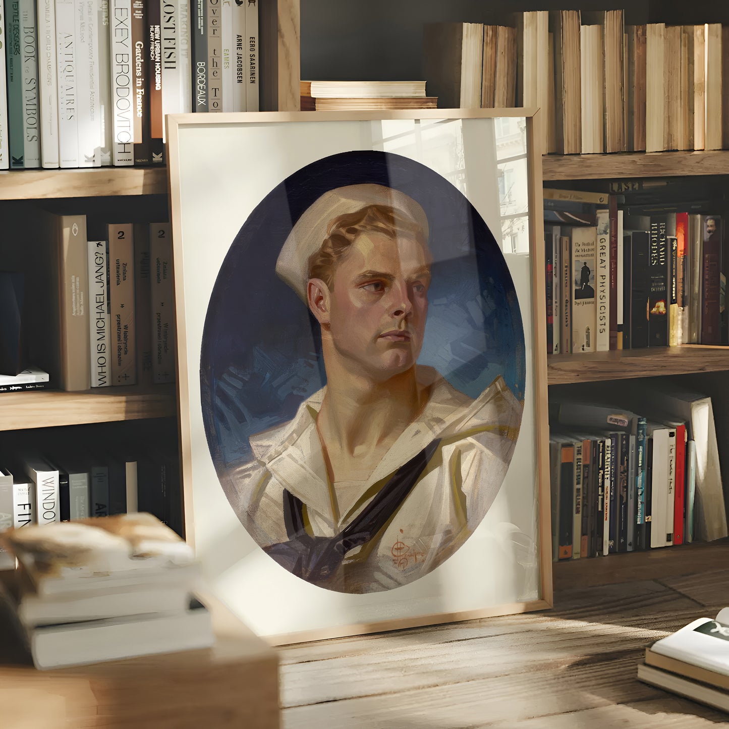 Portrait of an American Sailor (1918) by J.C. Leyendecker