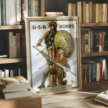 U.S.A. Bonds - Weapons for Liberty (1918) J.C. Leyendecker