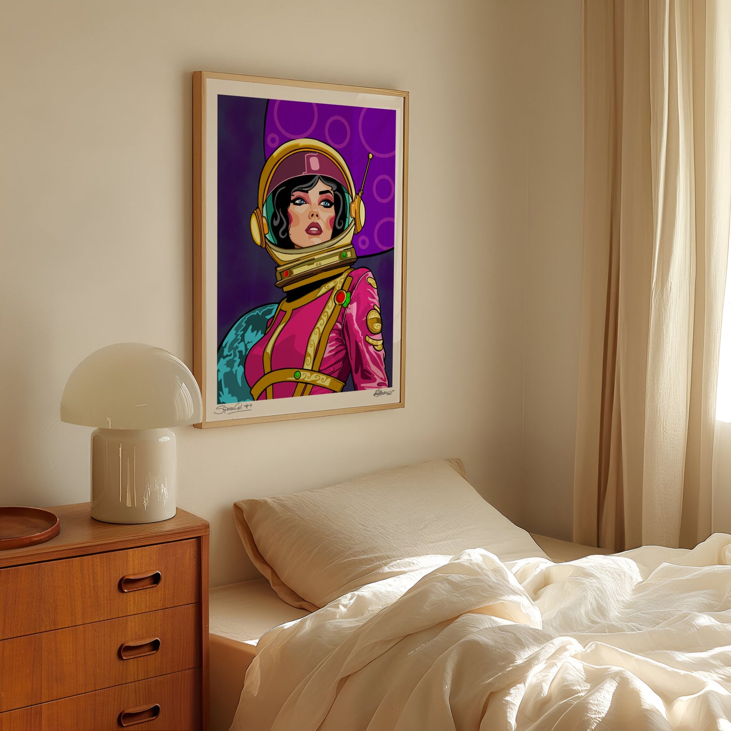 SPACEGIRL #4 (2025) by FATPIGEONART