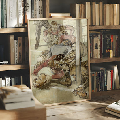 Touchdown (1909) by F.X. Leyendecker