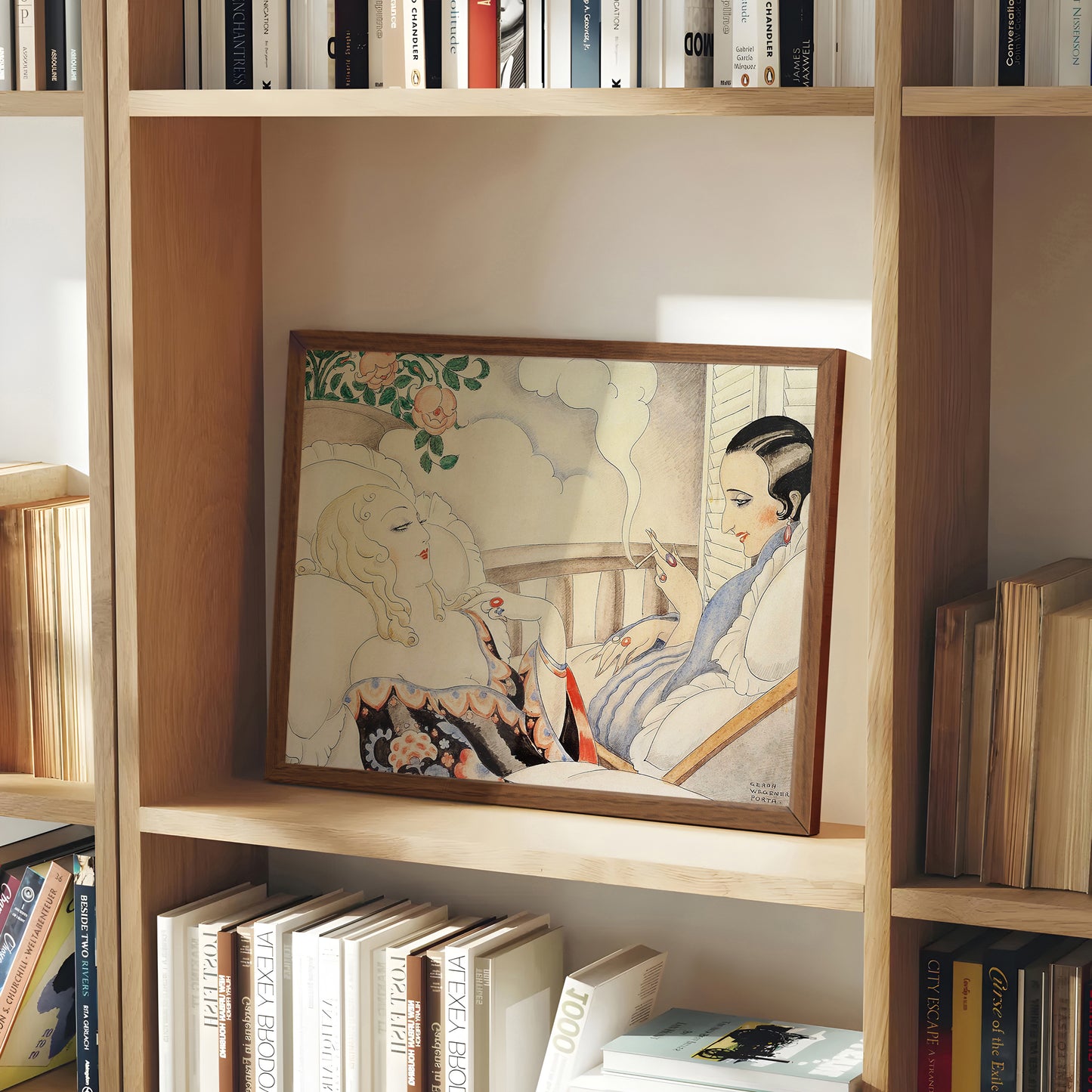 Gerda og Einar Wegener pa terra (c.1930 - 1940)