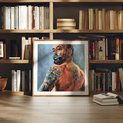 The Blue Moustache (2026) by Andy Sylvester