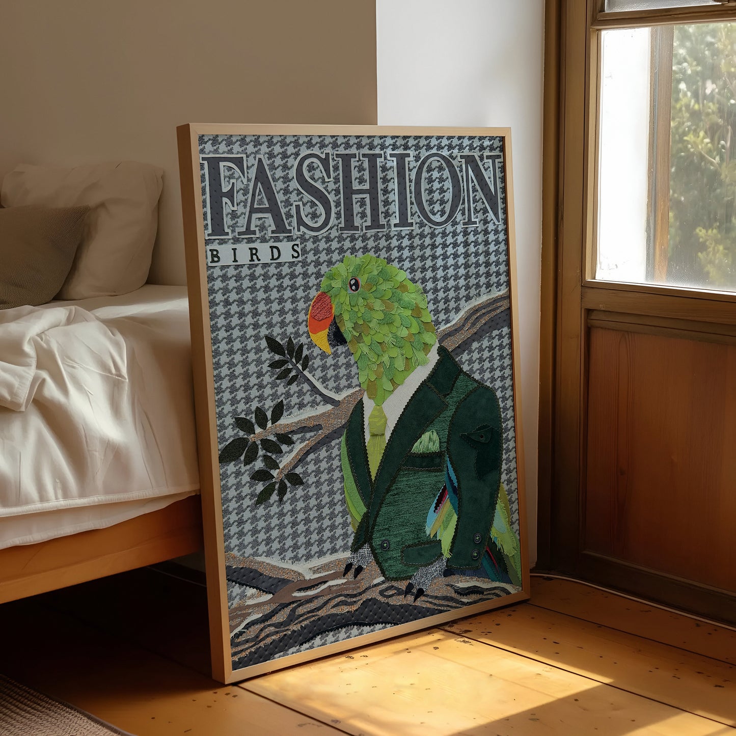 Eclectus in Suit (2026) by Oscar Arrais