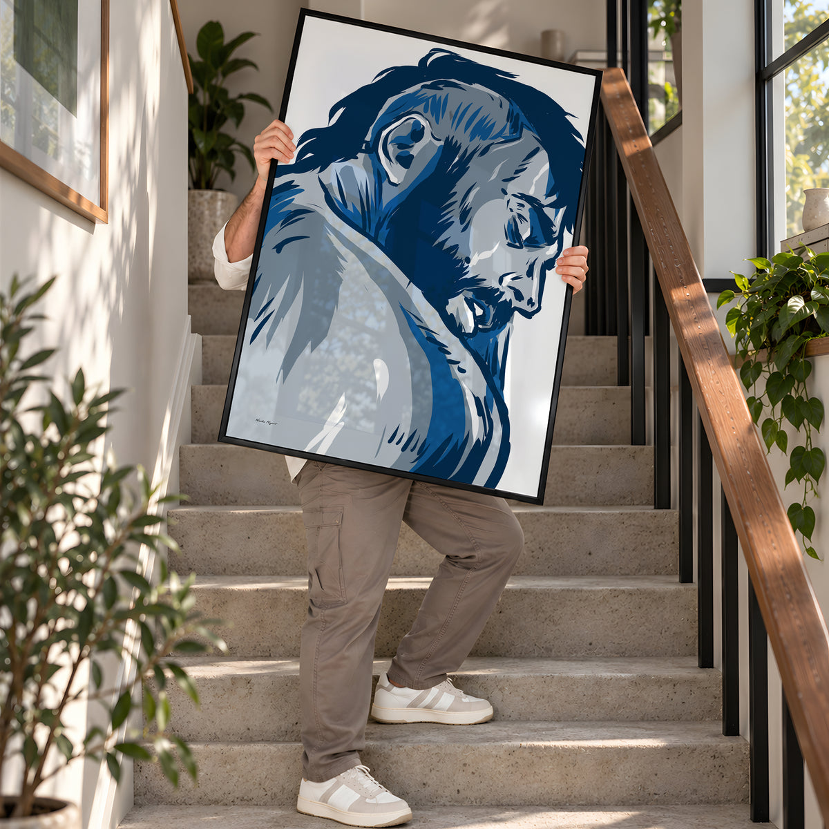 Blue submission (2014) by Nicolae Negură