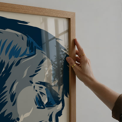 Blue submission (2014) by Nicolae Negură