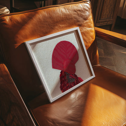 Red Cardinal’s Headpiece (2026) by Oscar Arrais