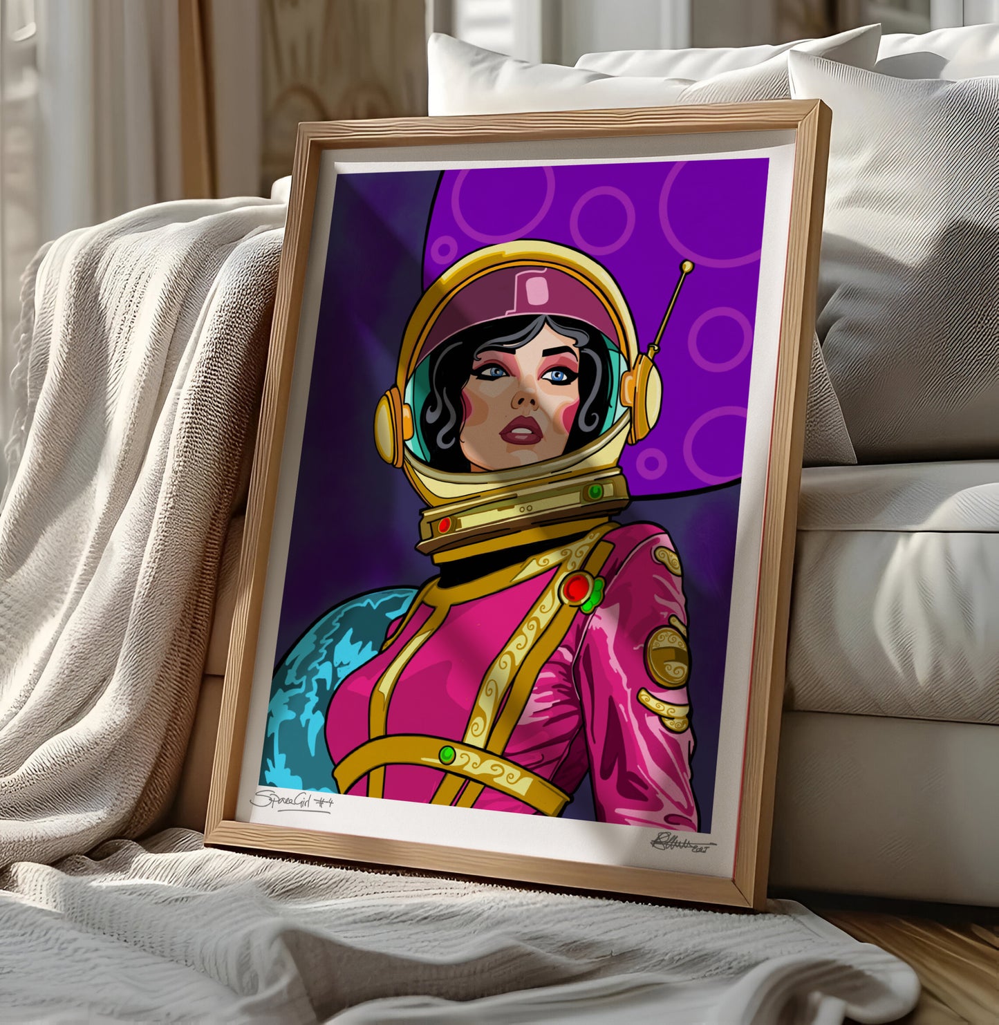 SPACEGIRL #4 (2025) by FATPIGEONART