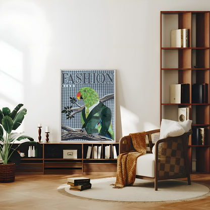 Eclectus in Suit (2026) by Oscar Arrais