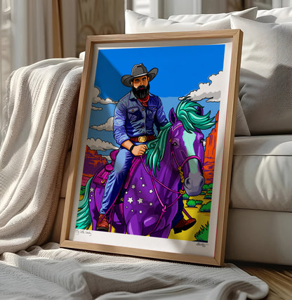 My Little Cowboy (2025) by FATPIGEONART