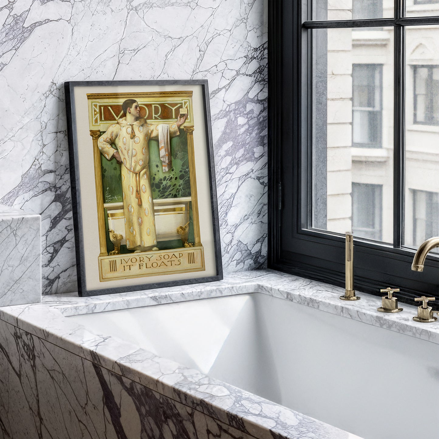 Ivory Soap it floats (1900) by J.C. Leyendecker