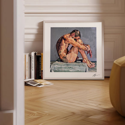 Johnny Seated, after Hippolyte Flandrin (2025) by Andy Sylvester