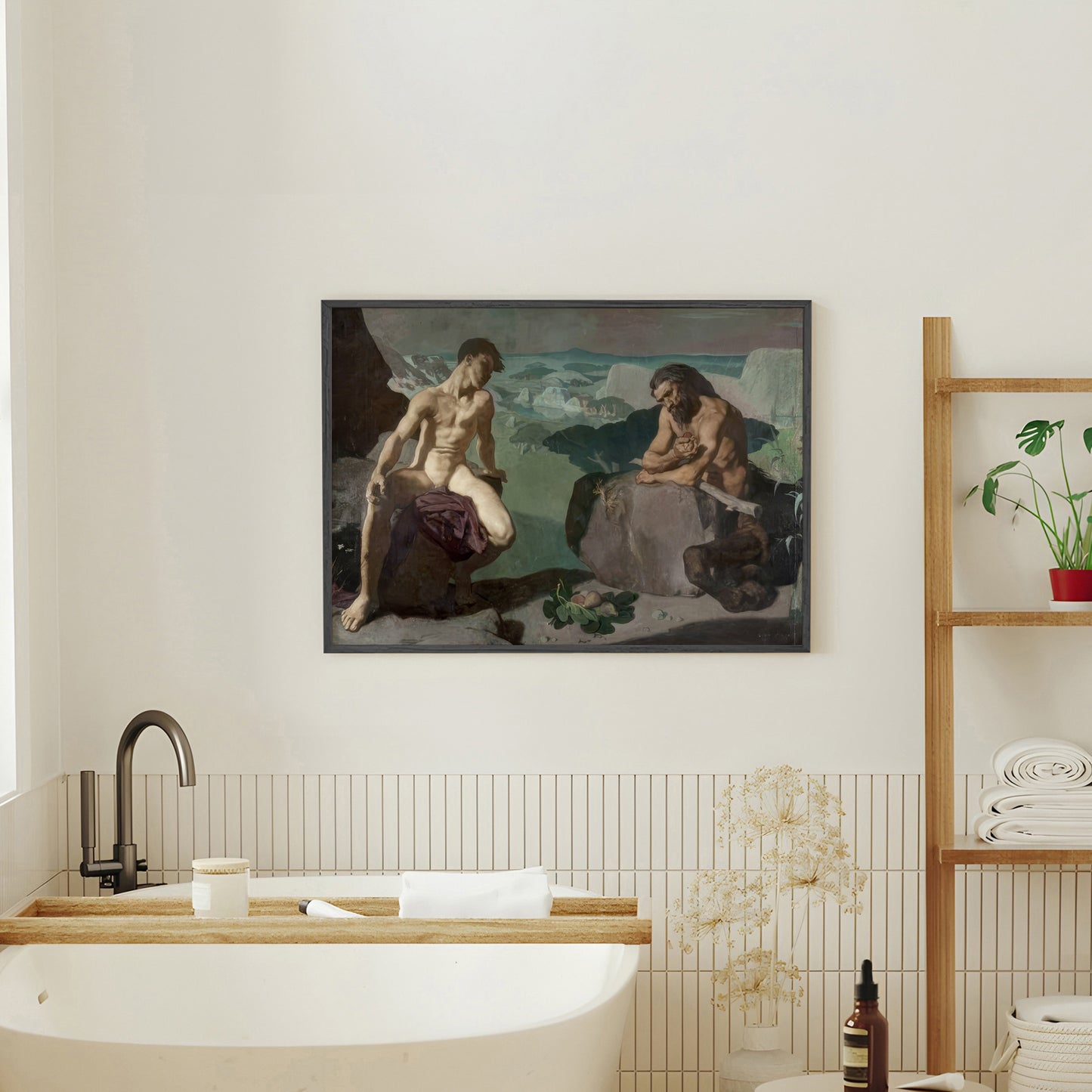 Melampus And The Centaur (1919) by Glyn Philpot