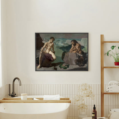 Melampus And The Centaur (1919) by Glyn Philpot