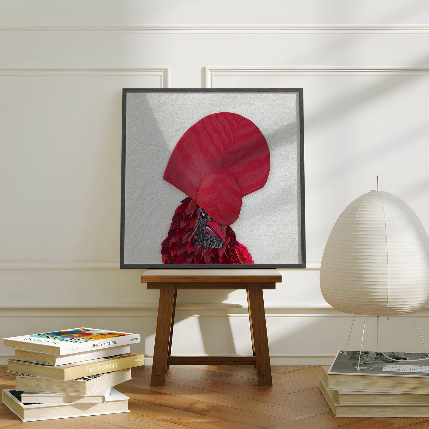 Red Cardinal’s Headpiece (2026) by Oscar Arrais