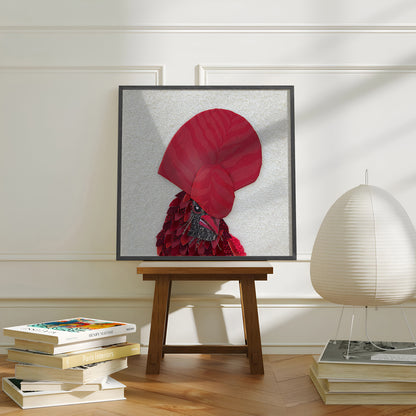 Red Cardinal’s Headpiece (2026) by Oscar Arrais