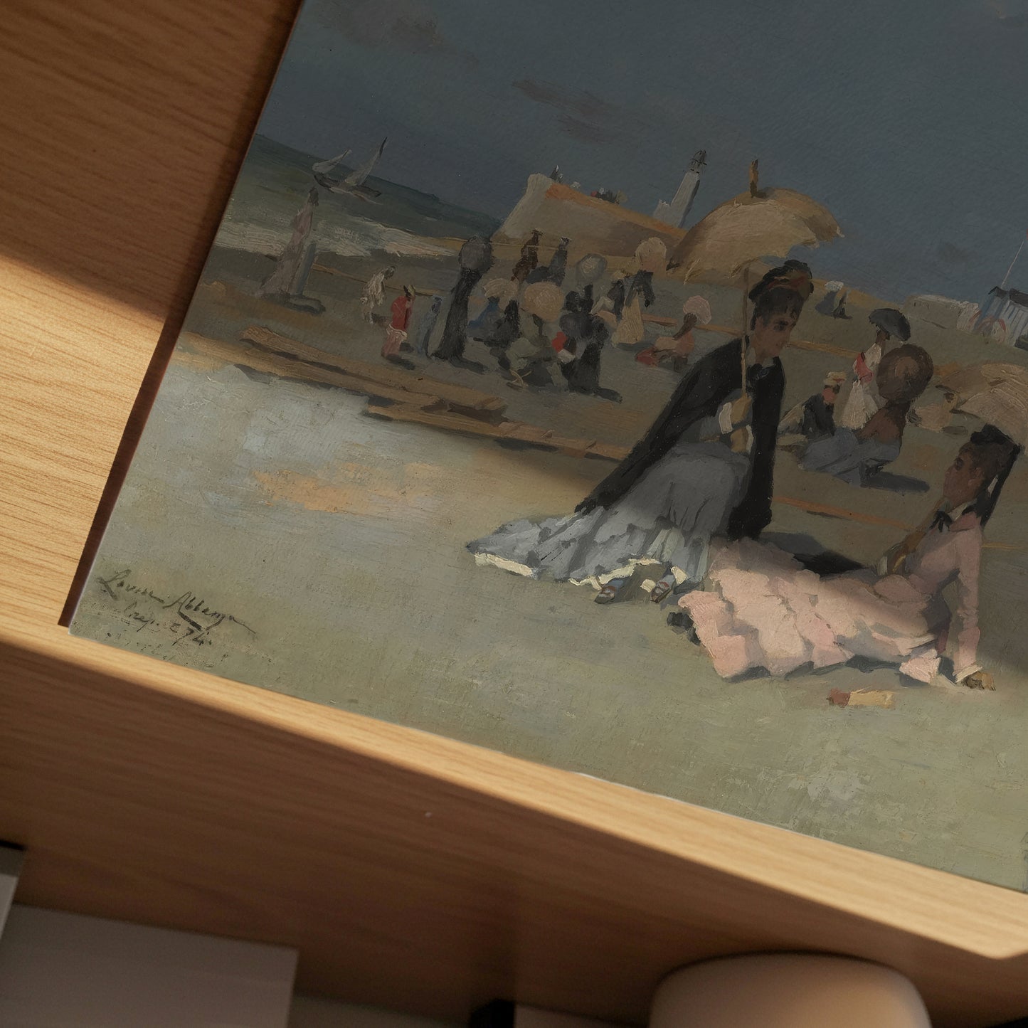 Ladies on the Beach (1874) by Louise Abbéma