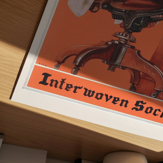 Interwoven Socks Advertisement (1921) by J.C. Leyendecker