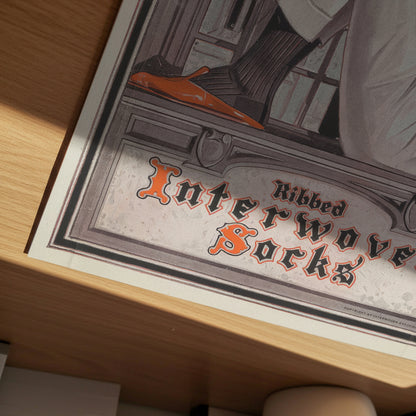 Ribbed - Interwoven Socks (1922) by J.C. Leyendecker